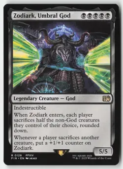 MTG - Zodiark, Umbral God R FINAL FANTASY 128 LP-NM - Image 1