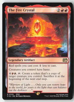 MTG - The Fire Crystal R FINAL FANTASY 135 LP-NM - Image 1
