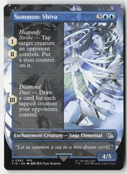 MTG - Summon: Shiva (Borderless) U FINAL FANTASY 362 LP-NM - Image 1