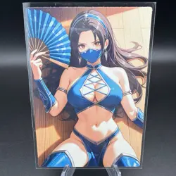 Kitana Holographic Anime Collectible Trading Card - Image 2