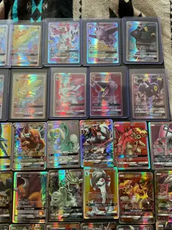2017 Pokemon Sun Moon 57pc Card Lot- 14 Secret Rare & 43 Ultra Rare Holos - Image 2