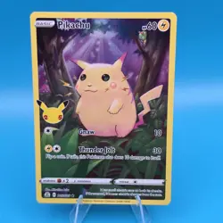 Pikachu 005/025 Pokemon Card TCG 25th Anniversary Promo Holo TCG - Image 1