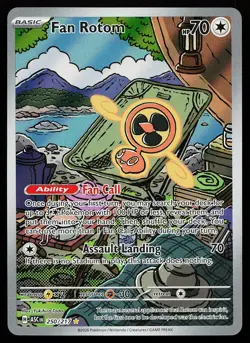 Fan Rotom 250/217 Holo Illustration Rare Ascended Heroes Pokemon Card - Image 1