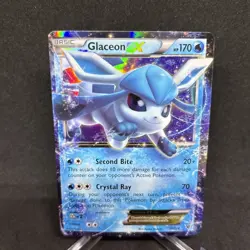 Pokemon TCG Card Glaceon EX Fates Collide 20/124 Holo Vintage - Image 1