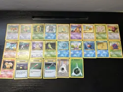 Pokemon TCG Lot of 24 Cards from Base Set 2 2000 - Image 1