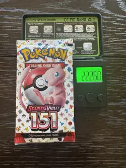 (HEAVY)🔥 22.26g Pokemon TCG Cards S&V 151 Booster Pack Factory Sealed ✅ - Image 1