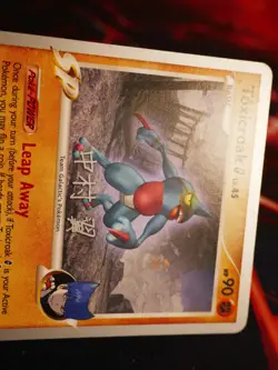 LP Pokemon (WC-2009) TOXICROAK G Card BLACK STAR PROMO DP41 World Championships - Image 2