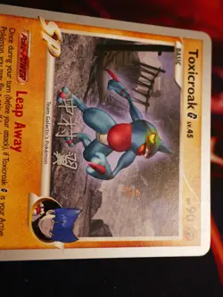 LP Pokemon (WC-2009) TOXICROAK G Card BLACK STAR PROMO DP41 World Championships - Image 3