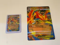Mega Emboar ex 035 Me: Mega Evolution Promo Ascended Heroes Holo (Card & Jumbo) - Image 1