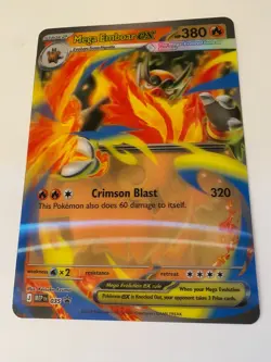 Mega Emboar ex 035 Me: Mega Evolution Promo Ascended Heroes Holo (Card & Jumbo) - Image 3