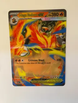 Mega Emboar ex 035 Me: Mega Evolution Promo Ascended Heroes Holo (Card & Jumbo) - Image 5