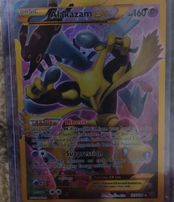 Pokemon Alakazam EX Secret Rare 125/124 Fates Collide Holo 160 HP Basic Card - Image 1