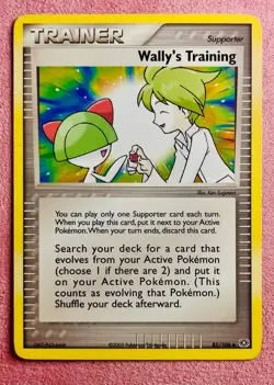 Wally's Training 85/106 Non Holo | EX Emerald | 2005 Vintage Pokemon Card | LP - Image 1