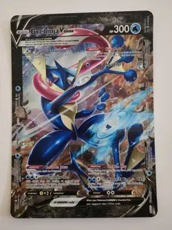 JUMBO Greninja V Union Oversized Card SWSH155 Black Star Promo Pokemon NM - Image 1