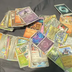 Pokemon Card Bulk Lot 75 holo y regular cards - Image 1