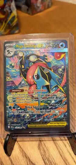 Mega Greninja ex 116/086 SIR Pokemon Card Chaos Rising Mega Evolution English - Image 1