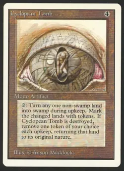 ***Unlimited Cyclopean Tomb*** MTG Unlimited Magic Kid Icarus - Image 1