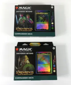 MTG The Lord Of The Rings Tales Of Middle Earth Commander Deck Set of 4 NEW - Image 2