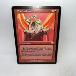 War Cadence 224 Uncommon Mercadian Masques Magic: The Gathering MP - Image 1