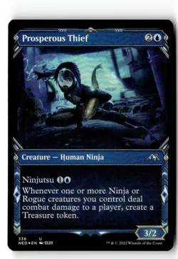 Prosperous Thief (Showcase) 336 Kamigawa: Neon Dynasty Magic: The Gathering Foil - Image 1
