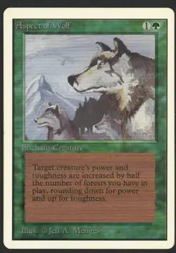 ***Unlimited Aspect of Wolf*** MTG Unlimited Magic Kid Icarus - Image 1