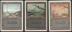 ***3x Unlimited Swamp*** MTG Unlimited Magic Kid Icarus - Image 1