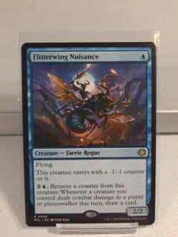 Magic The Gathering Flitterwing Nuisance Lorwyn Eclipsed Rare - Image 1