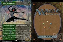 Silk, Web Weaver (Borderless) 215 Spider-Man Magic: The Gathering Foil NM/M - Image 2
