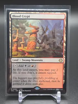 MTG Blood Crypt 262 Lorwyn Eclipsed (ECL) Regular Rare Land - Image 1