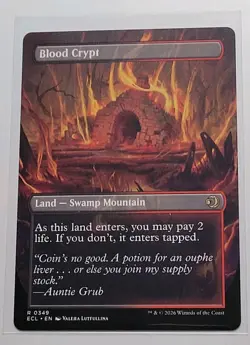 MTG - Lorwyn Eclipsed: Blood Crypt (0349) - Borderless Rare - Near Mint - Image 2