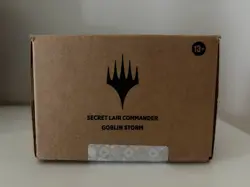 Secret Lair Commander Deck Goblinstorm Factory Sealed MTG IN HAND - Image 1