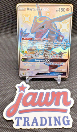 Pokemon TCG Rayquaza GX 177a/168 Alternate Art Holo Celestial Storm - LP - Image 2