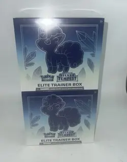 Silver Tempest ETB Elite Trainer Box Sword & Shield New Sealed Pokemon Lot Of 2 - Image 1