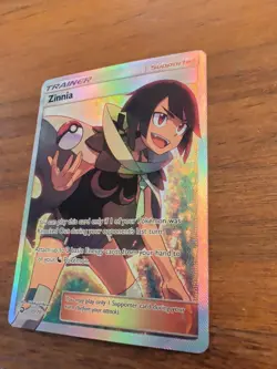 Pokemon TCG Dragon Majesty #70/70 Zinnia (Full Art) Minty - Image 3