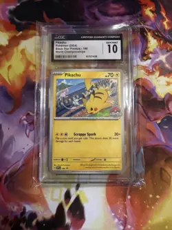 CGC 10 Pokemon Pikachu 2024 World Championships Promo - SVP: 190 Gem Mint - Image 1
