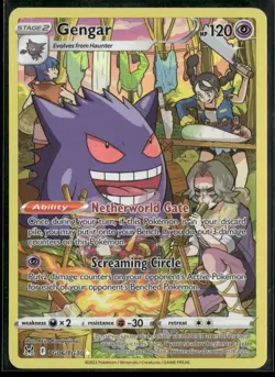 2022 Pokemon Gengar Lost Origin Trainer Gallery Full Art #TG06 - Image 1