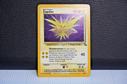 Pokemon 1999 Fossil Set: Zapdos 15/62 1st Edition Holo Rare MP - Image 1