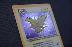 Pokemon 1999 Fossil Set: Zapdos 15/62 1st Edition Holo Rare MP - Image 4