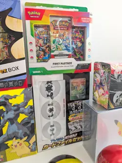 Pokemon TCG Huge Sealed Lot Collection ETB Booster Box Tins Figures + More - Image 4