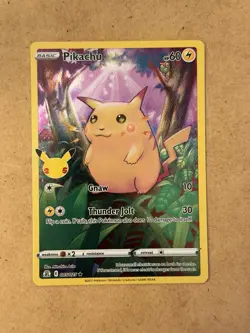 Pokemon TCG Pikachu 005/025 Holo 25th Anniversary Celebrations NM - Image 1