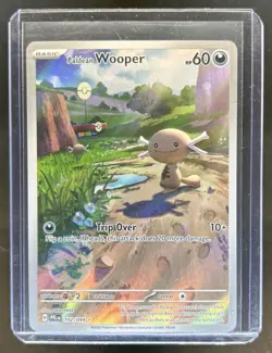 2025 Pokemon Phantasmal Flames Paldean Wooper Illustration Rare #102/094 - Image 1