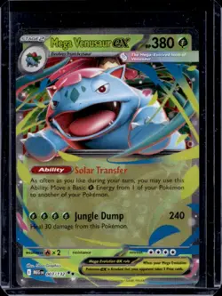 2025 Pokemon Mega Evolution Venusaur ex Double Rare #003/132 - Image 1