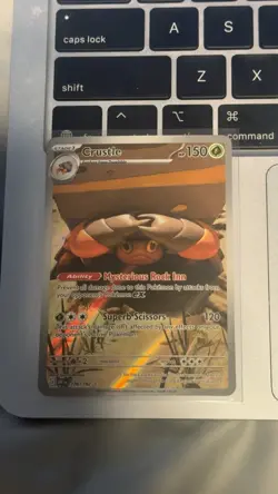 Crustle 186/182 Sv10: Destined Rivals Holo Illustration Rare Pokemon - Image 1