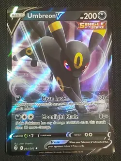 Pokemon Evolving Skies Umbreon v Ultra Rare Card 94/203 NM Condition - Image 1