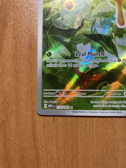 Pokemon Card TCG Caterpie English 172/165 SV 151 IR Full Art NM Fast Shipping - Image 2