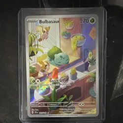 Bulbasaur 143/142 Illustration Rare Holo - SV Scarlet & Violet 151 English 2024 - Image 1