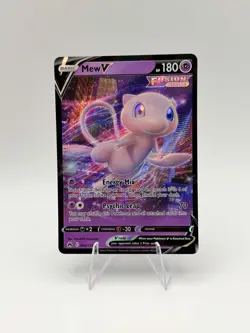 Pokemon TCG Mew V Fusion Strike 060/159 Ultra Rare Regular Single Card - Image 1
