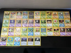 Pokemon TCG Lot of 39 Cards from Neo Discovery Set 2001 - Image 1
