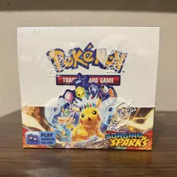 Pokemon TCG: Scarlet & Violet Surging Sparks Booster Box 36 Packs, NEW & SEALED - Image 1