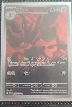 Pokemon- Scizor 205/197 SV03: Obsidian Flames Holo - Image 2